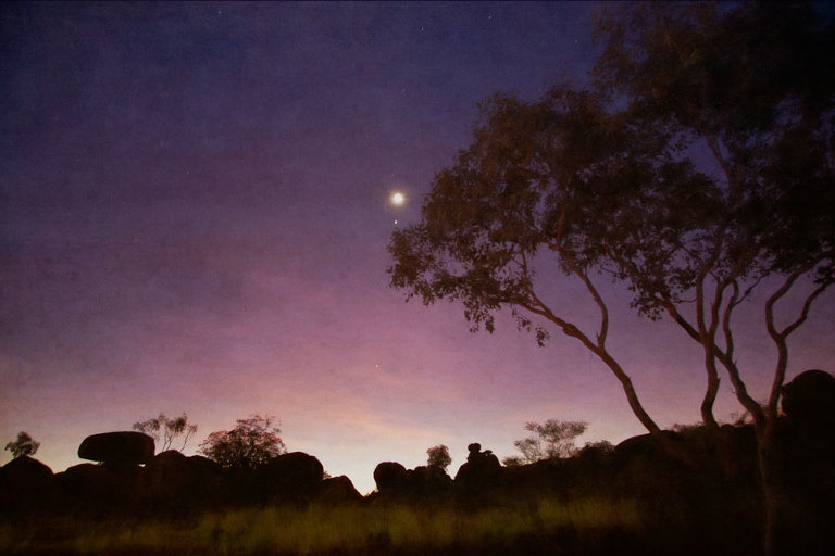 Night at Devil's Marbles