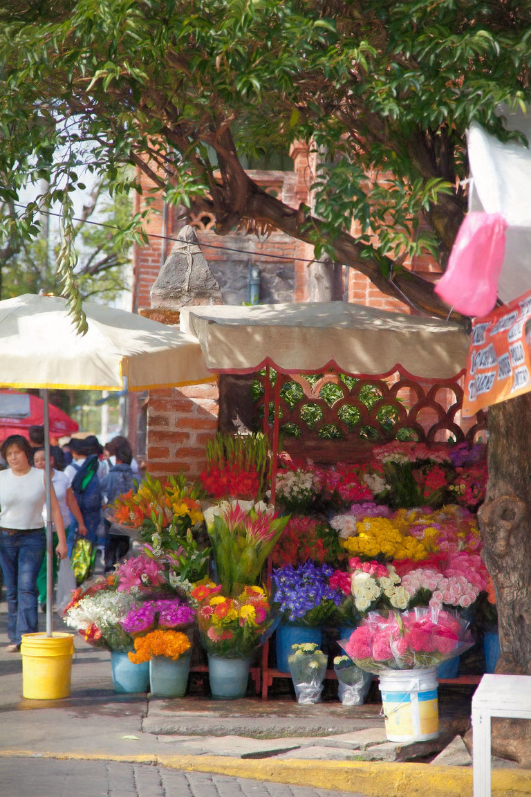 Flower stall