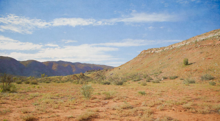 Landscape around Corroboree Rock